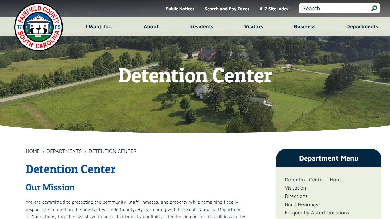 Detention Center - Fairfield County, South Carolina